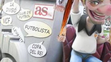 Las Fallas le sacan los colores al fútbol valenciano