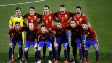 Los once titulares en Alicante.