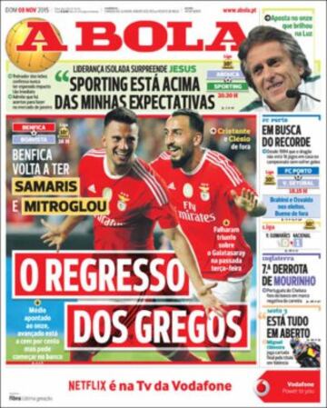 Portadas de la prensa mundial