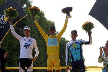 El ciclista madrileño ha conquistado Francia en dos ocasiones, la primera de ellas en el 2007 y la segunda, tras ganar Giro y Vuelta el año anterior, en el año 2009.