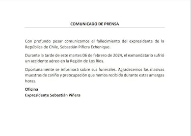 Muerte de Sebastian Piñera: dónde fue el accidente de helicóptero, quiénes más iban y qué se sabe hasta ahora