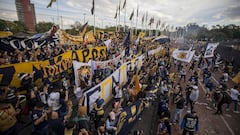 A pesar de recomendaciones, hubo festejo afuera de CU