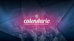 Calendario de la fase de grupos de la UEFA Champions League.