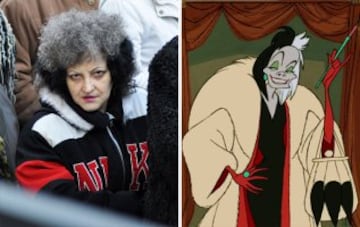 La viva imagen de Cruella de Vil de '101 D芍lmatas'