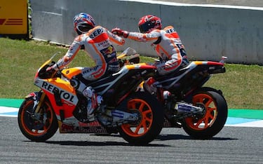 Pedrosa and Márquez on the podium for Honda in Jerez