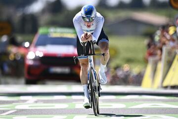 La contrarreloj entre Libourne y Saint Émilion en imágenes