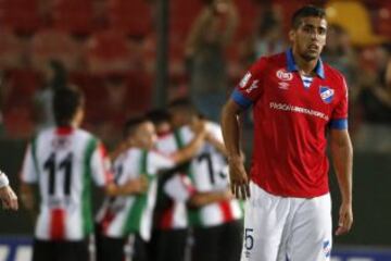 Palestino tuvo un duro choque ante Nacional.