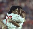 El día que Maradona bailó al Real Madrid con el Sevilla