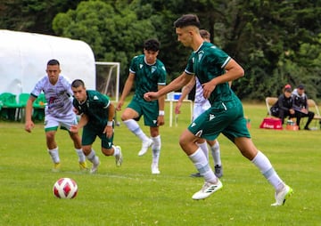Luis Margas, en las divisiones inferiores de Santiago Wanderers.