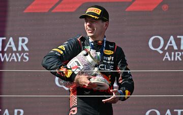 Max Verstappen (Red Bull). Hungaroring, Hungría. F1 2023.