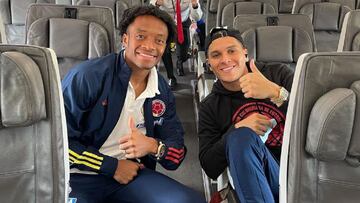 Cuadrado y Juanfer Quintero