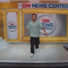 Savannah Bananas star faceplants on live CNN after failed backflip attempt