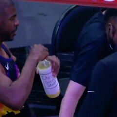 Si han visto Space Jam, esto les va a encantar: el secreto de Chris Paul en el banquillo