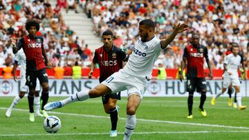 Soccer Football - Ligue 1 - OGC Nice v Olympique de Marseille - Allianz Riviera, Nice, France - August 28, 2022 Olympique de Marseille's Luis Suarez in action REUTERS/Eric Gaillard