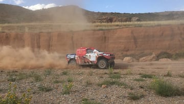 Xevi Pons, en el final de la especial de la Baja Arag&oacute;n. 