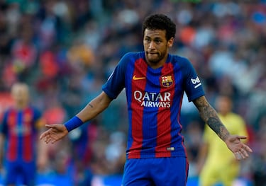 El delantero brasileño llegó al Barcelona en junio de 2013 donde jugó cuatro temporadas. Disputó 186 encuentros en los que marcó un total de 105 goles. Fichó por el PSG en el verano de 2017 donde jugó 173 partidos y anotó 118 tantos hasta su salida en 2023. 