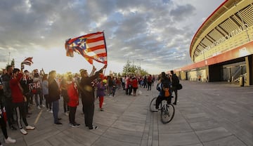 El Atleti recibió la copa de campeón de LaLiga 2020-21