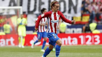 Griezmann, after transfer ban upheld, shows Atletico support
