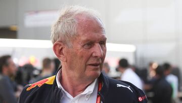 Formula One - F1 - Russian Grand Prix - Sochi, Russia - 28/04/17 - Red Bull team&#039;s head of driver development programme Helmut Marko walks in the paddock area after the second practice session. REUTERS/Maxim Shemetov