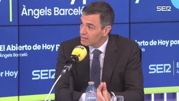 Pedro S¨¢nchez, en la Ser: ¡°Estoy con ¨¢nimo para estos tres a?os y los que quieran los espa?oles¡±