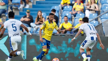 Benito, con la elástica de la UD Las Palmas.