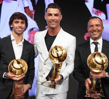 Cristiano se alza con su sexto Globe Soccer