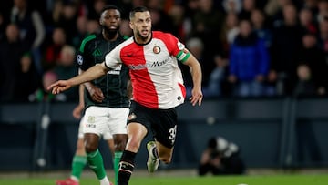 David Hancko, con el Feyenoord.
