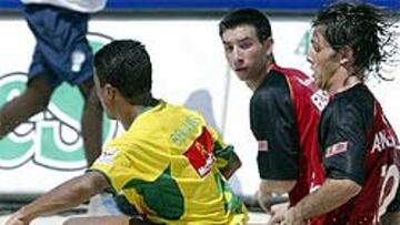 <b>NO PUDO SER. </b>España ha caído ante Brasil en la final del Mundial de Fútbol Playa que ha dado su octavo título a los cariocas.