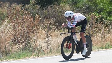 Jay Vine, en la cuarta etapa de la Vuelta a Burgos 2024.