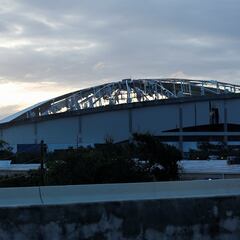 Hurricane Milton tears roof off Rays’ stadium: What was the roof of Tropicana Field made of?