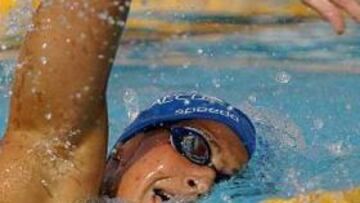 <b>NO PUDO SER.</b> Tras el éxito de la sincronizada, las opciones de medalla para España prácticamente se ha acabado.