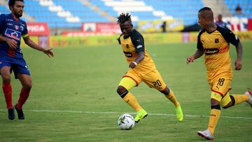 Deinner Quiñones jugó sus primeros 45 minutos con el DIM