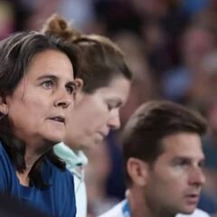 La WTA estrena el 'coaching' desde la grada: "No me parece mala idea", dice Muguruza