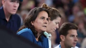 La WTA estrena el 'coaching' desde la grada: "No me parece mala idea", dice Muguruza