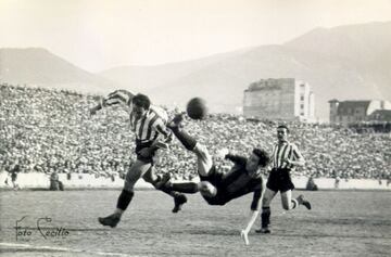 "¡Admiren la mejor cabeza de Europa después de Churchill!". Así rezaban los carteles que anunciaban en Estocolmo el partido amistoso entre Suecia y España en 1951. El mítico jugador del Athletic Club fue un goleador nato, tanto que fue el máximo anotador de Primera División durante más de 60 años. Su especialidad, los remates de cabeza que le hicieron famoso en toda Europa. 