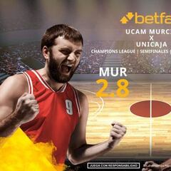 UCAM Murcia vs. Unicaja Baloncesto: horario, TV, estadísticas, cuadro y pronósticos