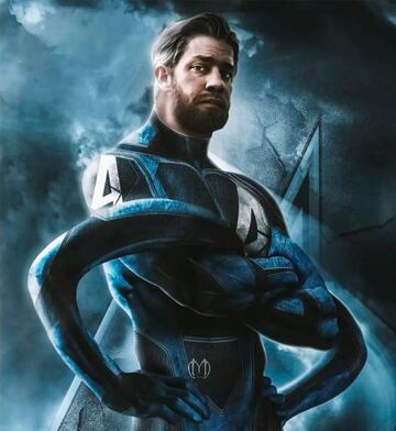 Fan art de John Krasinski como Reed Richards