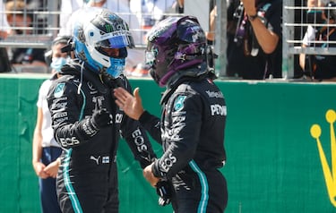 Hamilton echa de menos a Bottas