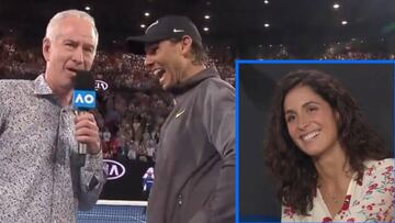 McEnroe desató las risas de la grada y sonrojó a Rafa: "He visto a Nadal desnudo en el baño"