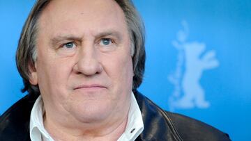 FILE PHOTO: Actor Gerard Depardieu poses during a photocall to promote the movie 'Saint Amour' at the 66th Berlinale International Film Festival in Berlin, Germany February 19, 2016.     REUTERS/Stefanie Loos/File Photo