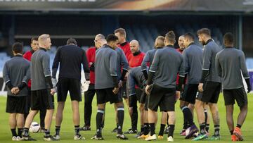 El Ajax, un clásico en la Champions, visita hoy al Celta en Vigo, pero en la Europa League. Ayer se entrenó en el estadio céltico.