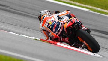 Marc Márquez en Sepang.