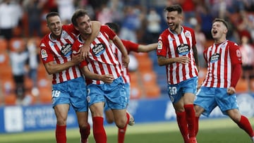 Manu Barreiro, el h¨¦roe centenario del Lugo que sigue goleando