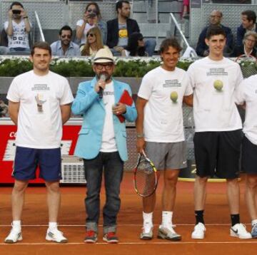  Charity Day, un acto a beneficio de las fundaciones del tenista Rafa Nadal  y el portero del Real Madrid Iker Casillas, que destinarán el dinero a niños desfavorecidos.