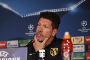 Rueda de prensa de Simeone, Godín y Gabi