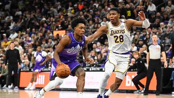 Collin Sexton y Rui Hachimura -