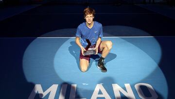 Jannik Sinner, ganador de las Next Gen ATP Finals.