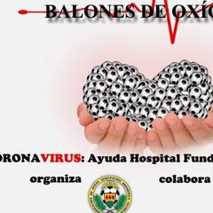Balones de oxígeno solidarios en Alcorcón