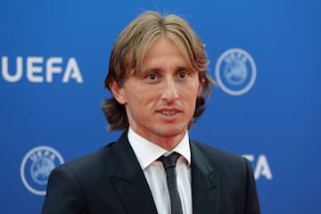 Luka Modric en el photocall.