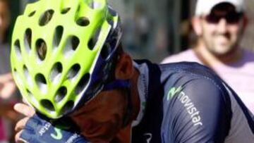 Rojas abandona la Vuelta a España tras la caída de ayer